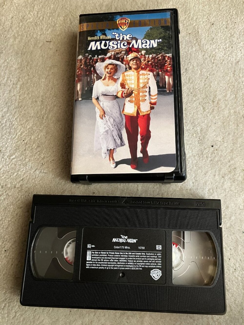 10/$20: Warner Brothers The Music Man VHS